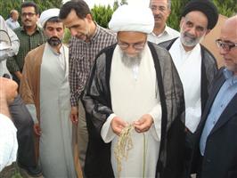 بازدید آیت الله عالمی نماینده ولی فقیه در وزارت جهاد كشاورزی از معاونت برنج مازندران